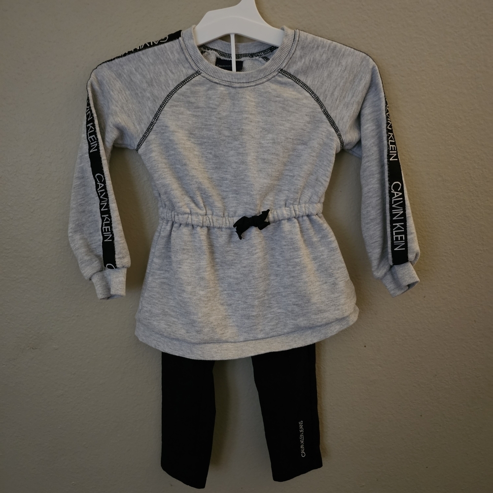 Calvin Klein Gray and Black Kids Outfit - Picture 3 of 9